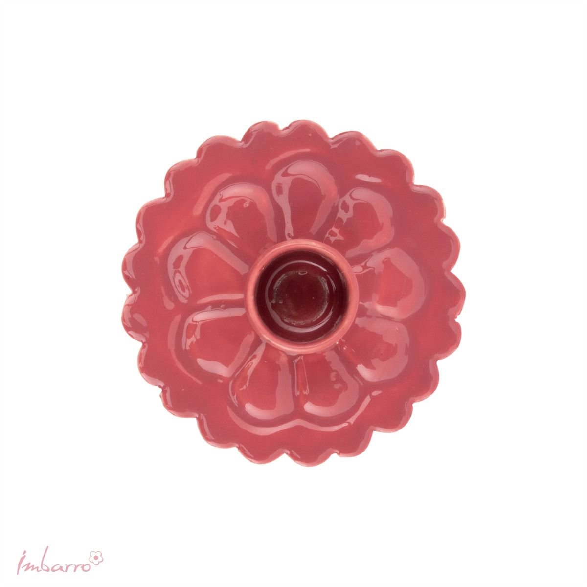 Imbarro Home & Fashion - Kandelaar Jaya Marsala - Paars - L:9 W:9 H:5 cm