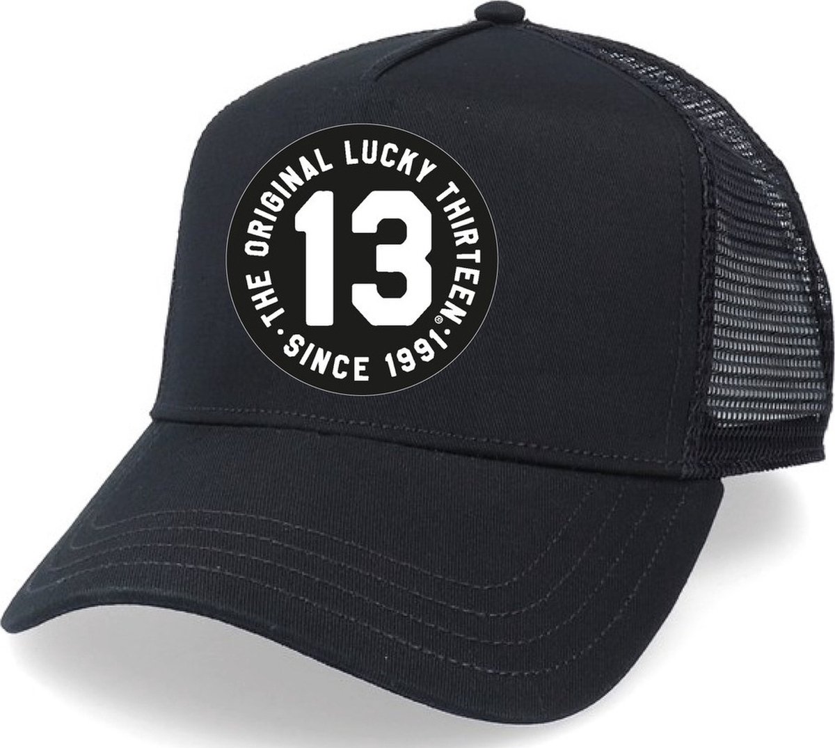 Lucky 13 The Original - Trucker Unisex Cap - zwart - Standard