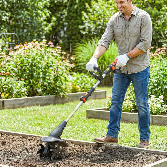 Accu Tuinfrees 18V - Grondfrees 20 cm Werkbreedte - Elektrische Bodembewerker-Zonder Accu En Lader - 20x18 cm- Bodem Losmaken En Mengen- - Tuinonderhoud — afbeelding 4