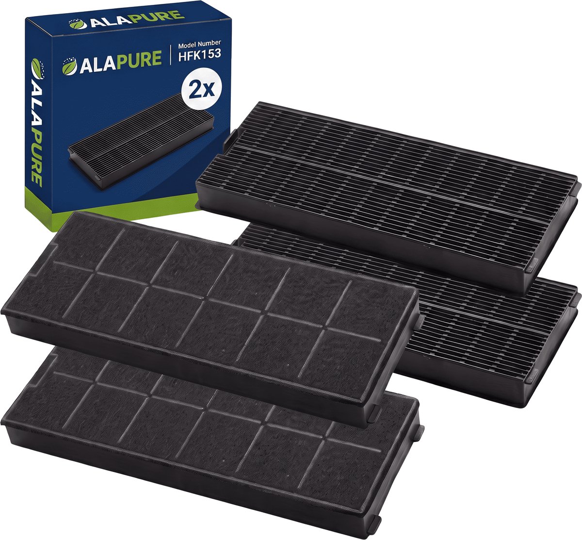 2x Koolstoffilter voor Oranier DHE8720 / DHE8730 / DHE8740 / DHE8750 / 63 (2St.)
