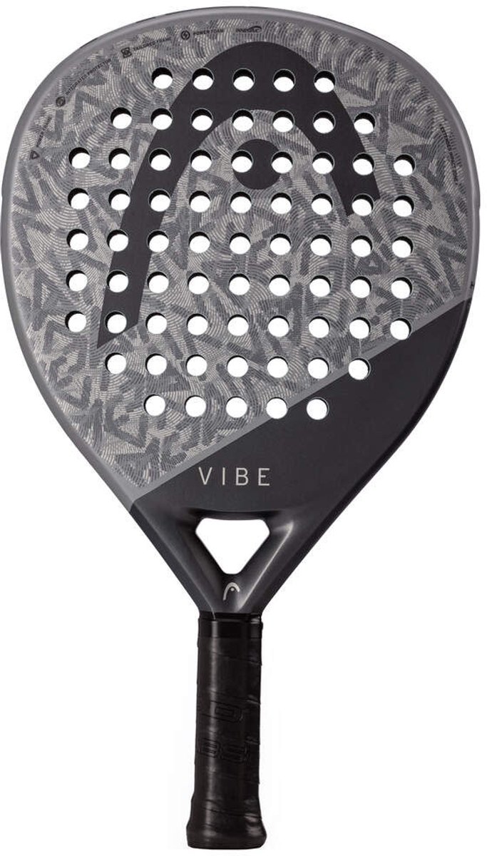 Padel racket Head Vibe 2025 – Padelrackets Head Heren & Vrouwen Zwart