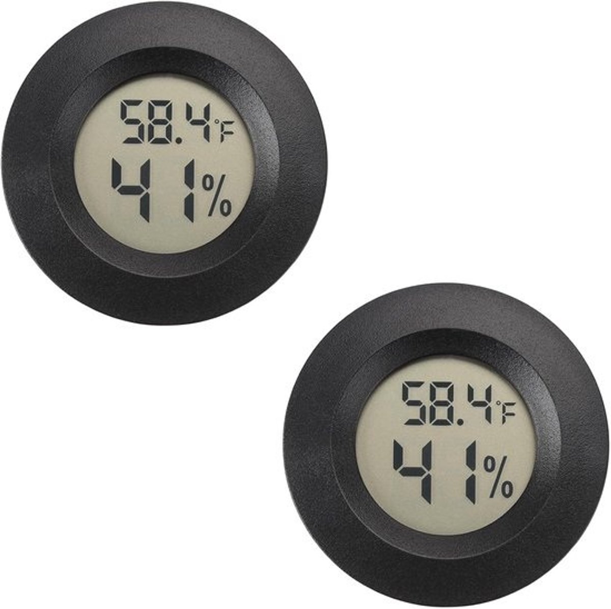 Mini digitale hygrometer en thermometer - Set voor binnen en buiten