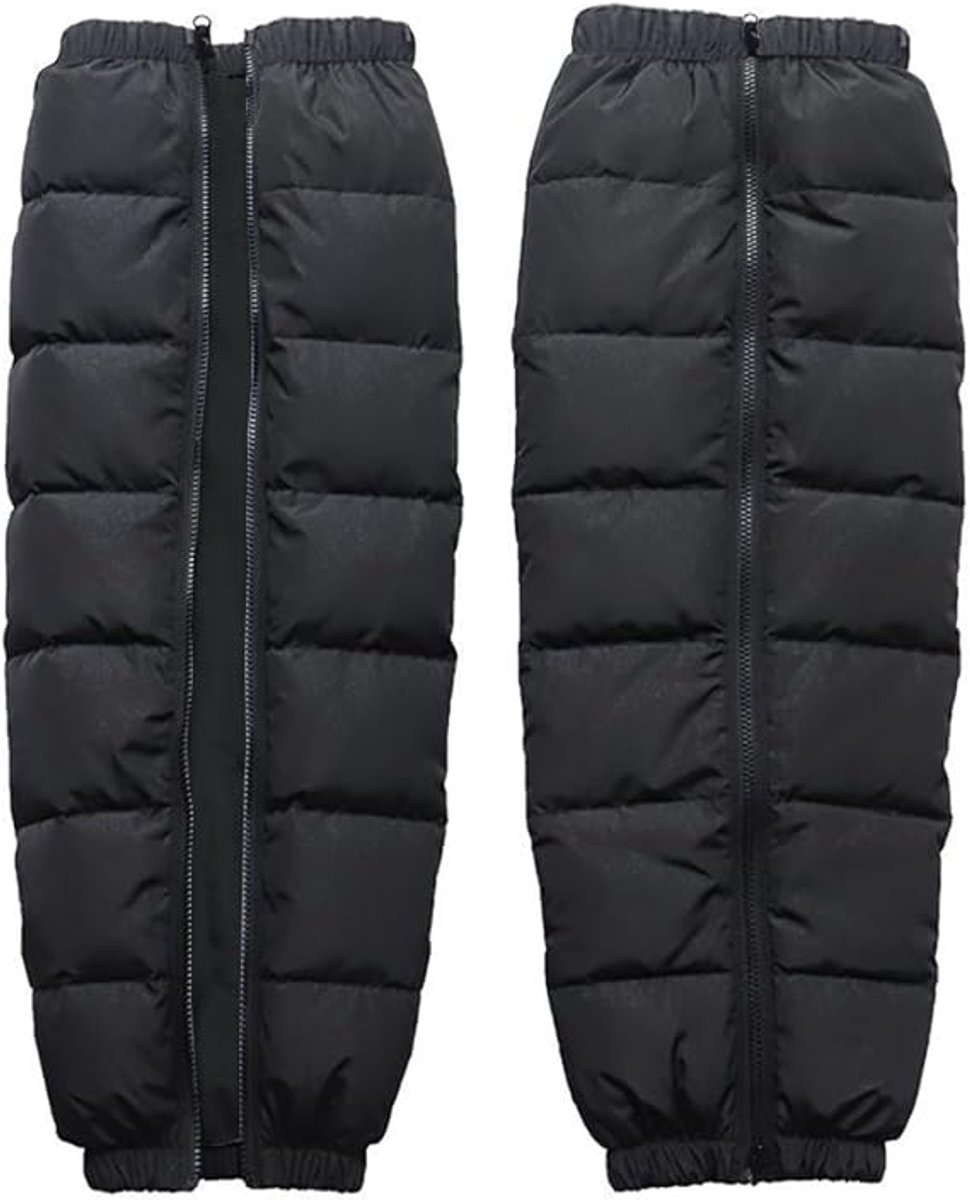 Geïsoleerde beenwarmers voor mountainbiken – Met ritssluiting winddicht waterdicht en warm – One fits all – Geschikt voor mannen en vrouwen – Bescherming tegen winterse ritten – Dikke fleecevoering