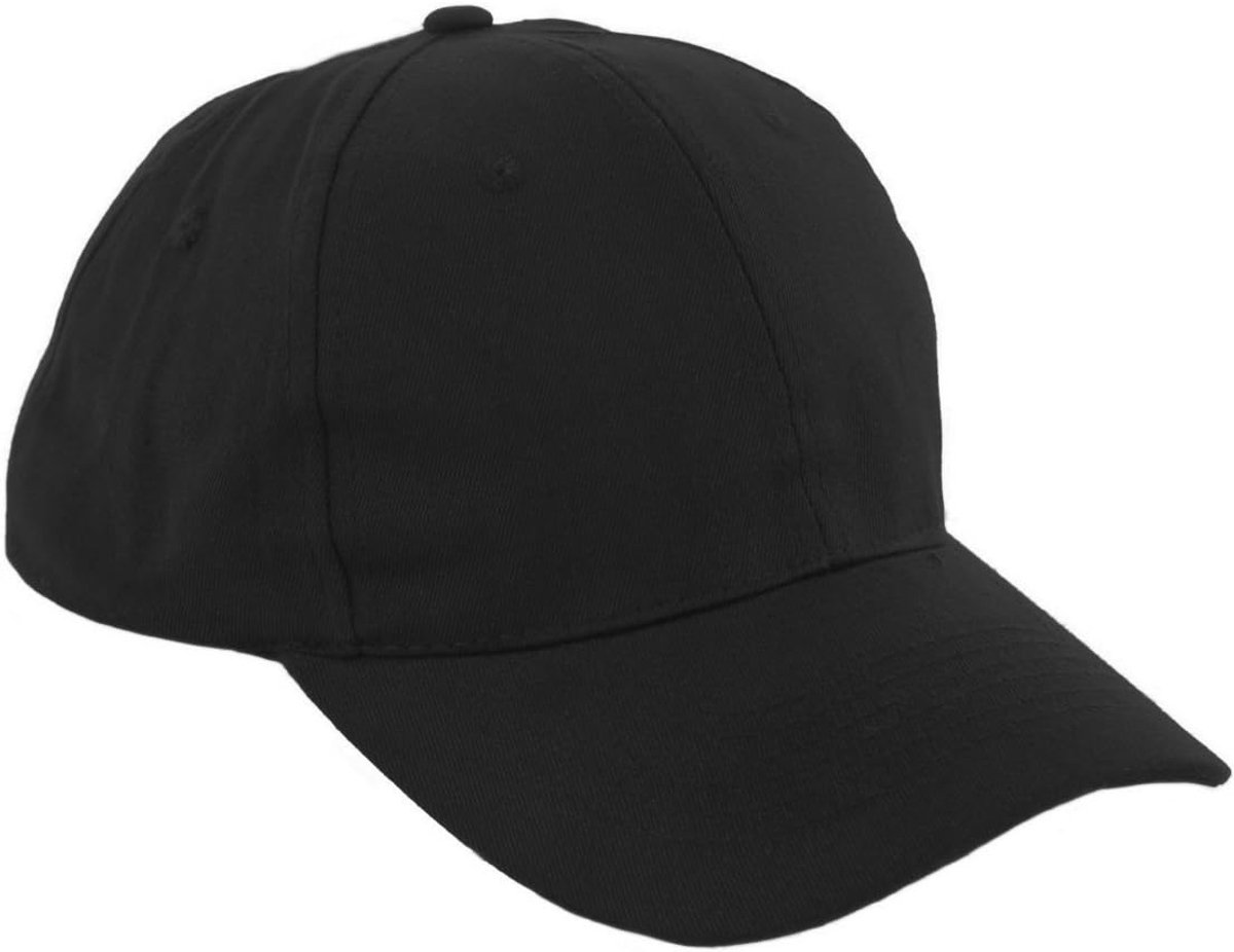 Baseball Cap Jongen Meisje Kinderen Snapback Hoed Unisex (zwart)