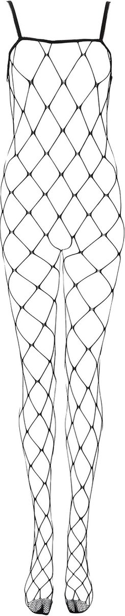 N102 Bodystocking voor dames Black S/L
