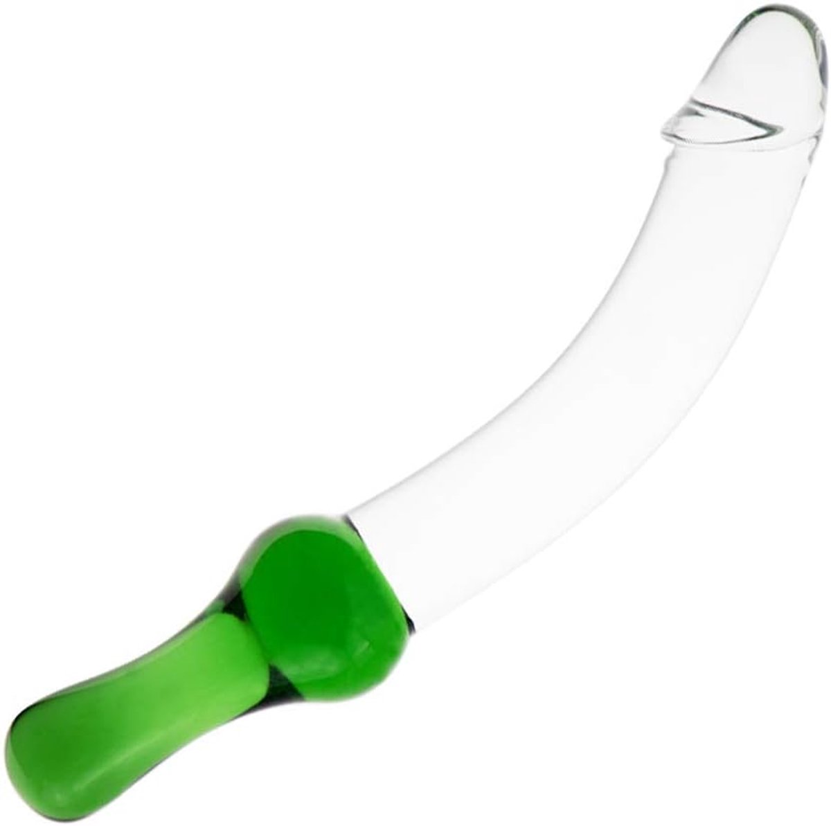 Anale Plug, Kristallen Anale Dildo Buttplug met Handvat en Eikel, Prostaat Massager G-Spot Masturbator Seksspeeltje voor Mannen en Vrouwen