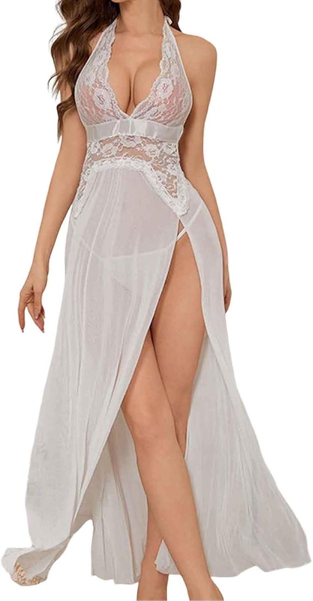 Hoog, open, jacquard, effen, donker patroon, sexy, hol