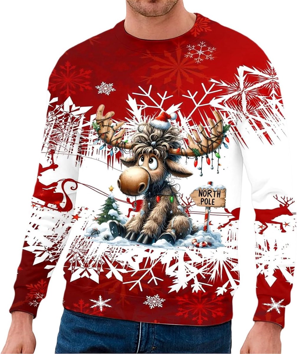 Sweatshirt zonder capuchon, ronde hals, voor vrijetijdskleding, perfect voor laagjes of zelfstandige stijl, ideaal voor comfort en veelzijdigheid in het dagelijks leven
