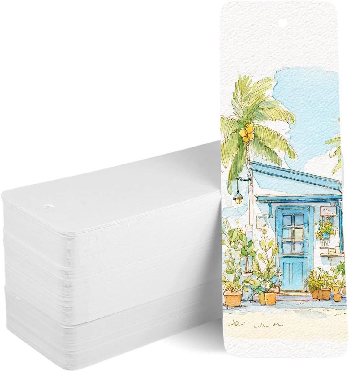Aquarelpapier Bladwijzer Blanco, Aquarel Papier Blanco