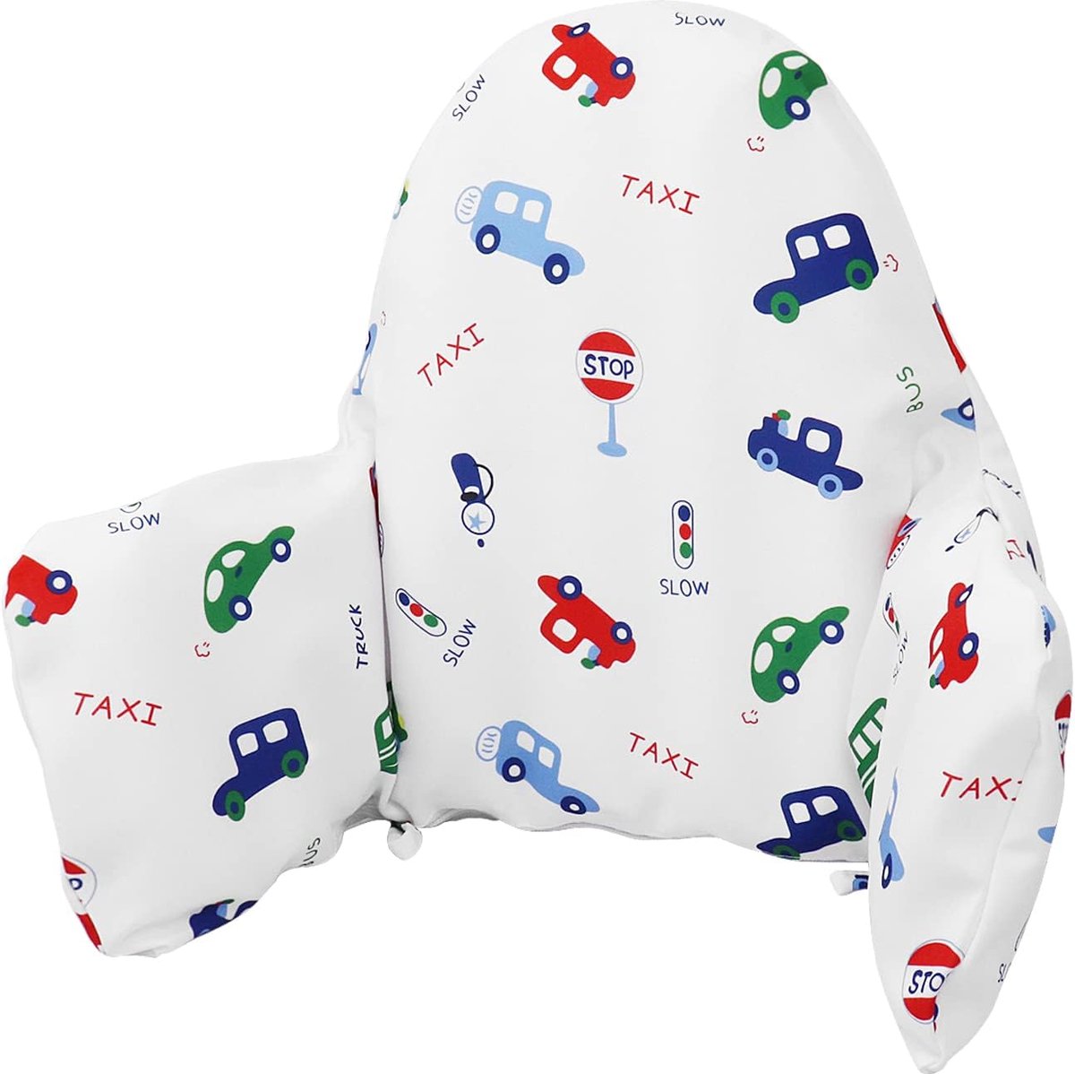 Voor IKEA Antilop-kinderstoelkussen, zitkussen, geïntegreerd opblaasbaar kussen, zacht en comfortabel om je kind comfortabeler te zitten (Cartoon Cars)