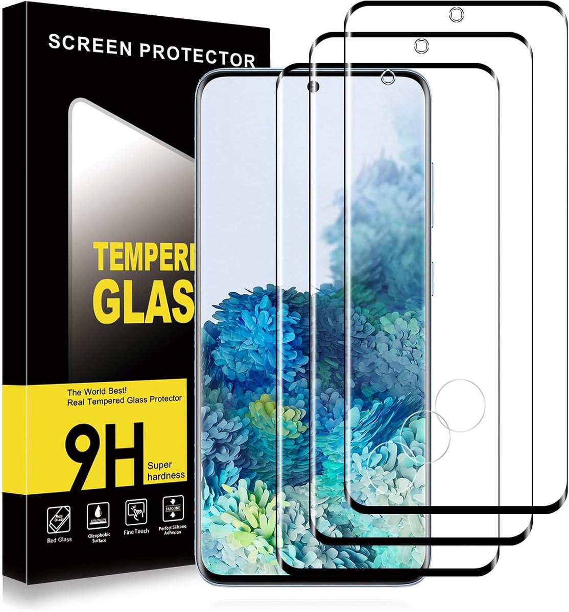 Glas voor Samsung Galaxy S20 5G, 3 stuks