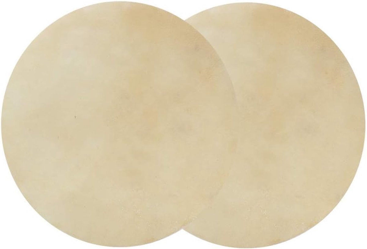 Bongo Drum Head, 2 STKS Drum Head Faux Buffalo Leather Consistent Clear Sound Accessoire voor Afrikaanse Bongo Drums (8,5 inch)