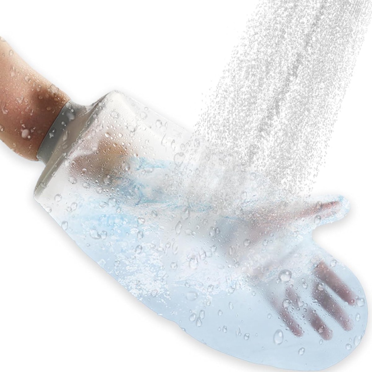 Gipsbescherming, waterdichte hand, gipsbescherming, waterdicht, armbescherming voor kinderen, handafdekking voor de douche na de operatie, zachte, comfortabele gipsbeschermer voor pols, vingers