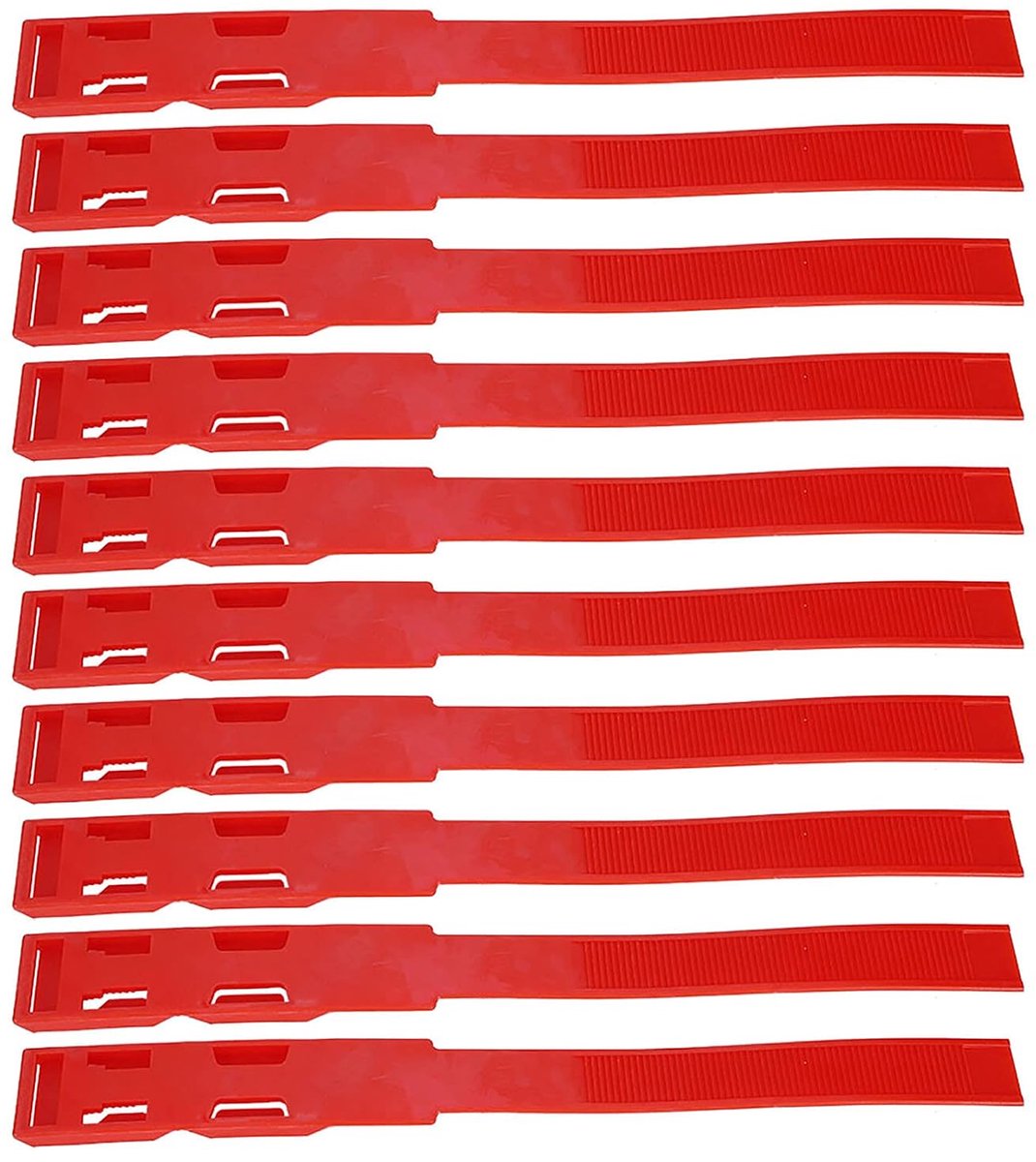 Accessoire, premium plastic identificatiehalsbanden duurzaam en lichtgewicht, Identificatie Halsbanden, voor veeidentificatie, 4 kleuren, 10 stuks
