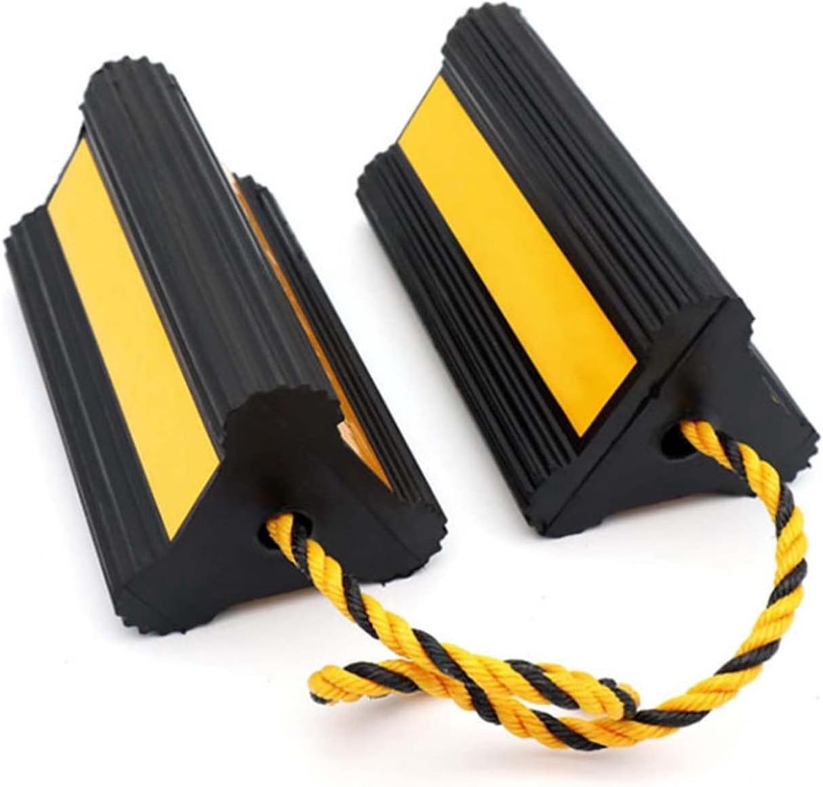 Trailer Wedges - 2 x Ramp Wedges voor Motorhome - Kunststof - Antislip Wedges voor Veilig Parkeren - ShopVlot