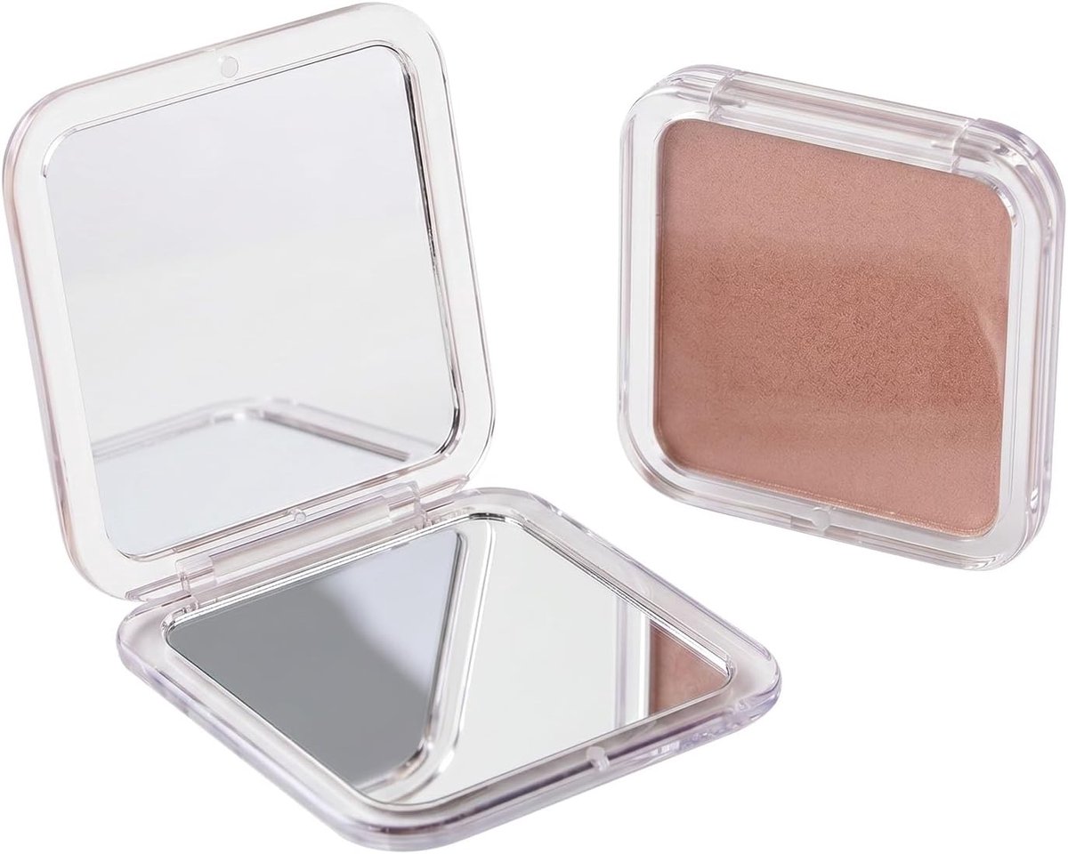 Cosmetische spiegel 30X/1X - kleine make-upspiegel - antislip rubber - perfect voor details - ShopVlot