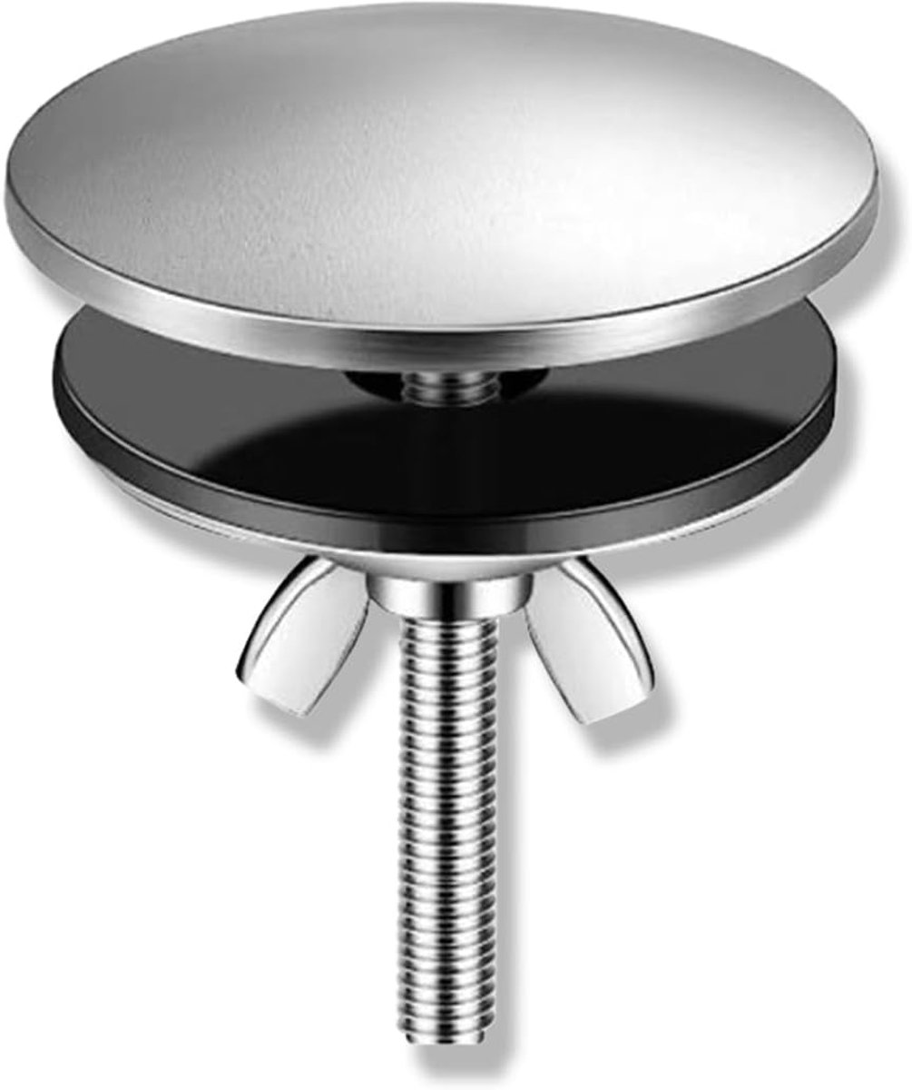 Gaatjesdeksel 5cm - chroomgeplateerd messing - roestvrij en duurzaam - voorkomt wateropbouw - ShopVlot