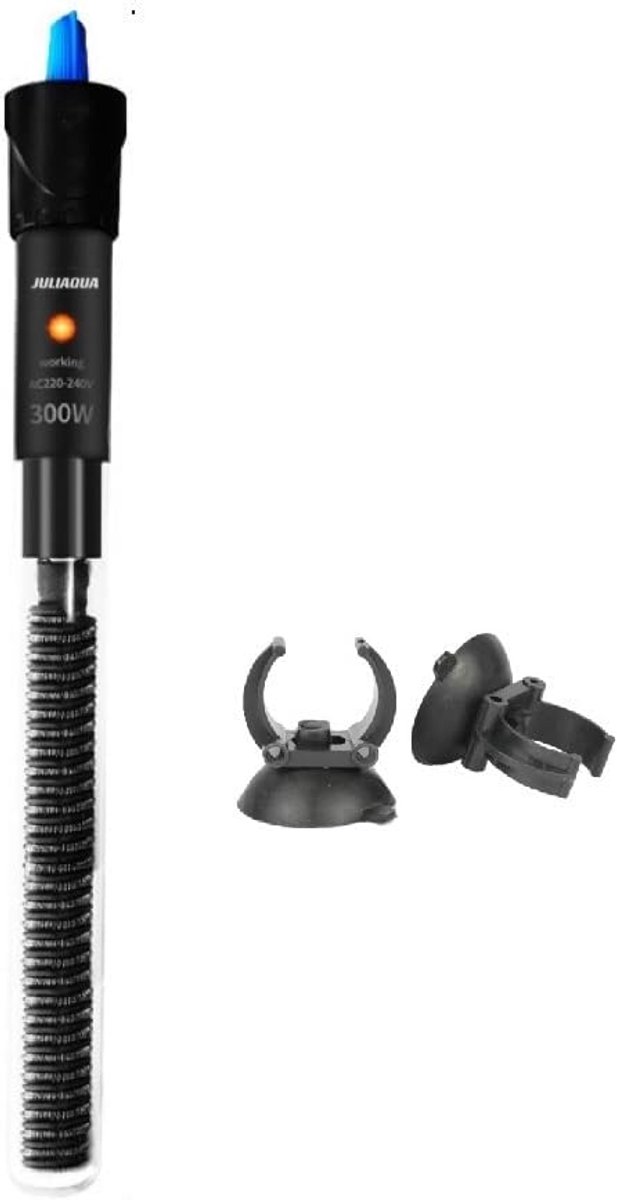 SnelShoppen - Klassieke Aquariumverwarming 25 W, 50 W, 100 W, 200 W, 300 W voor Vis- en Schildpaddentank - Betrouwbare Waterverwarming voor Dieren met