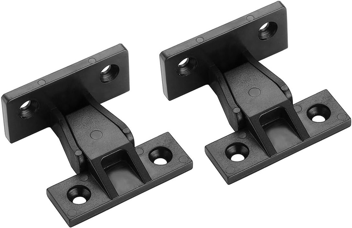 Kastclips 6 stuks - ABS quick press fit - zwarte connector - ideaal voor meubels - ShopVlot
