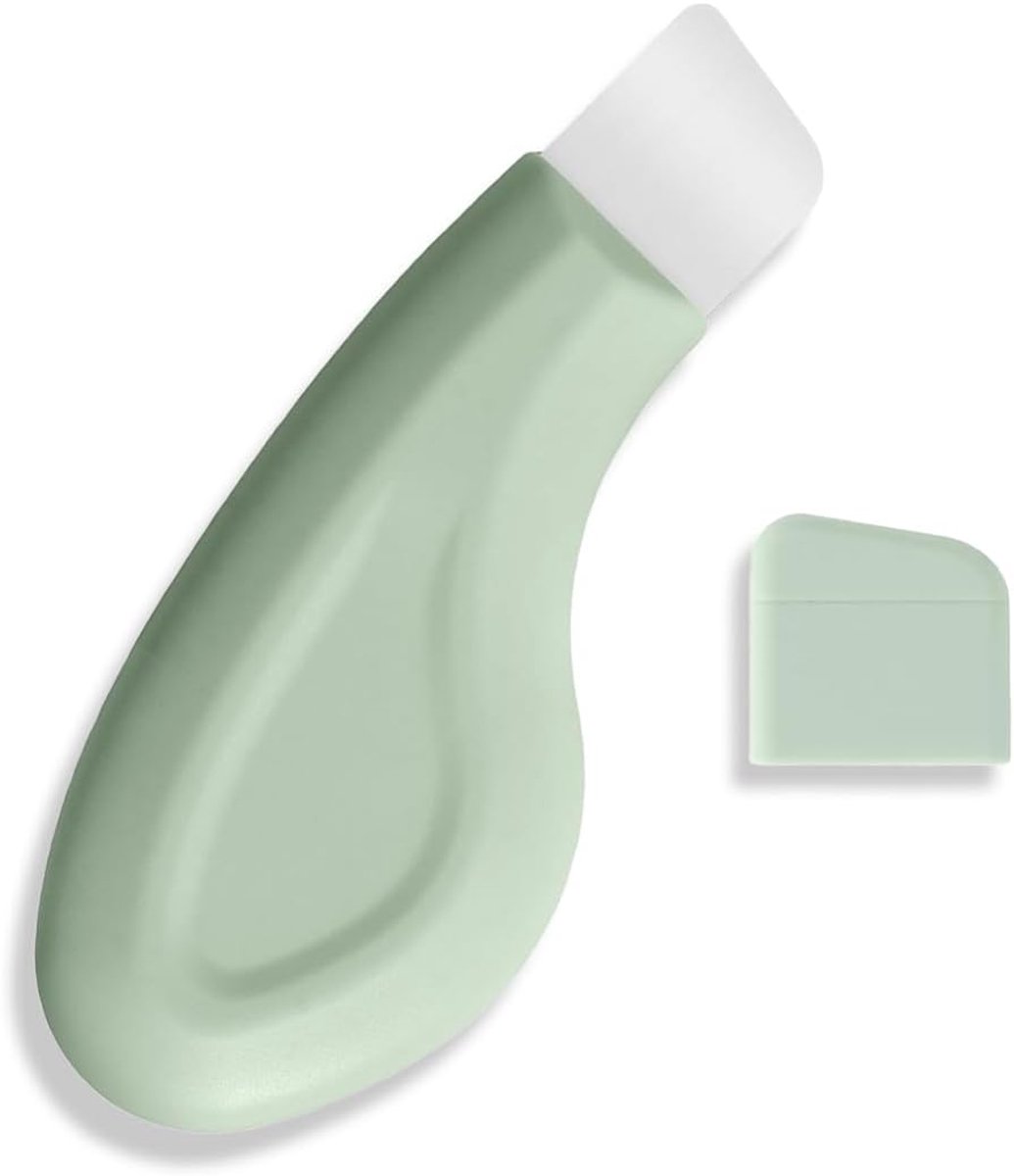 SnelShoppen - 1 Stuk Silicium Blackhead Remover voor Gezicht en Neus, Diepe en Zachte Reiniging, Professionele Poriëns Spatel, Compact en Gebruiksvrie