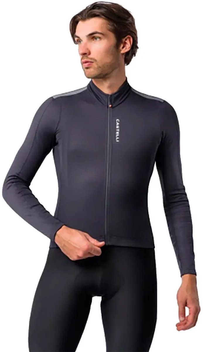 Castelli Puro 4.1 Korte Mouw Wielertrui Zwart L Man