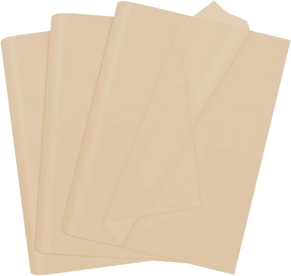100 vellen Kraft-tissuepapier, 35 x 50 cm Cadeaupapier Tissuepapier voor Kerstmis Vulmiddel Bloemkunst Ambachten DIY Verjaardag Bruiloft Cadeau Decoratie