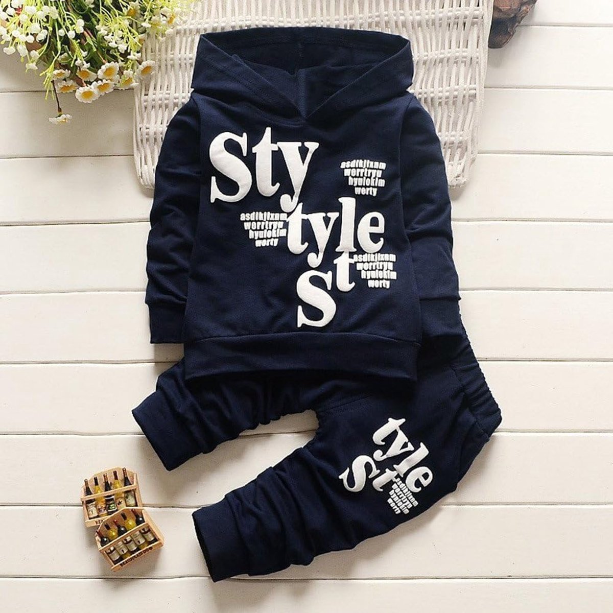 2-delige set voor jongens, katoen, T-shirt, shorts, zomer, zacht, licht, ademend, comfortabel, casual, A257