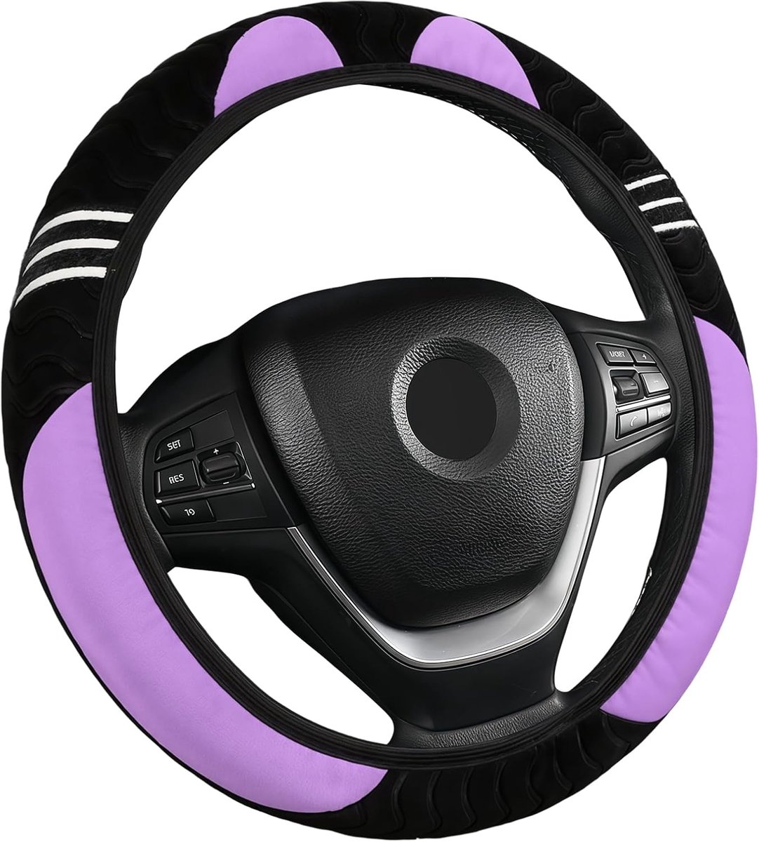 Stuurhoes Leuke Kat Oor Pluche Universele 15 Inch Anti-Slip
