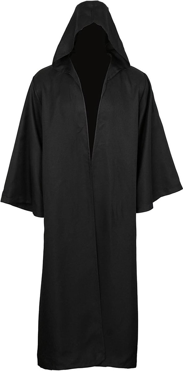 Service Halloween kostuum voor volwassenen, tuniek, hoodies gewaad cosplay capes, grijs, S