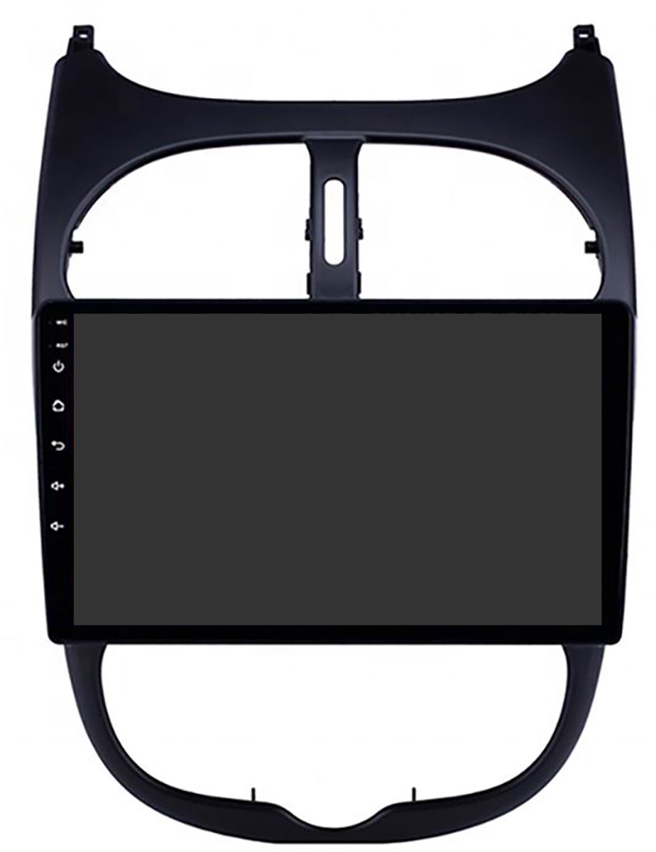 Android navigatie geschikt voor Peugeot 206 1998-2008 multimediasysteem 1GB RAM 16GB ROM