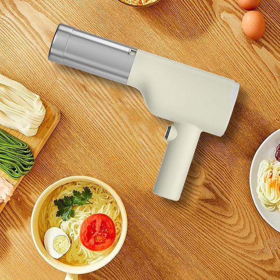 Pasta machine elektrisch 50ml - Handheld en draadloos - 5 drukmallen - Snel zelfgemaakte pasta - ShopVlot — afbeelding 4