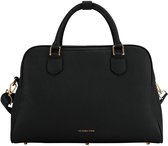 Victoria Hyde "Amal" - Dames Handtassen - Dames Tas Shopper met rits - 14 inch Laptoptas - 3-in-1 - 39.5 x 27 x 15.5 cm - Schoudertas & Handtas – 3-in-1 Laptoptas Dames – Verstelbare En Afneembare Band - Crossbody -Multi Pocket - Imitatieleer - Zwart