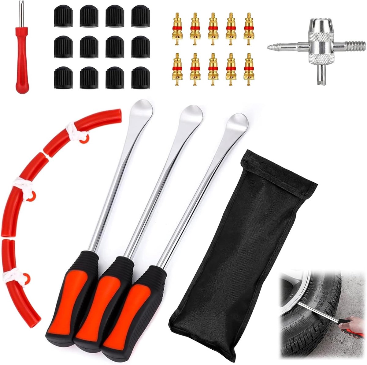 Bandenlepels set van 30 - Professionele bandenmontage gereedschap - Ergonomisch ontwerp - ShopVlot