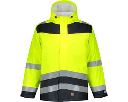 Tricorp Regenjas Multinorm Bicolor 403017 - Mannen - Geel/Ink - 4XL