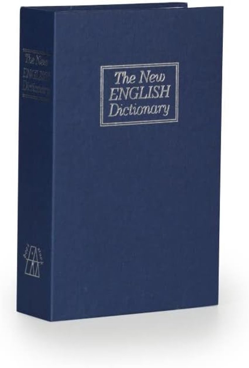 Book Safe with Key - Blue - Medium - ShopVlot