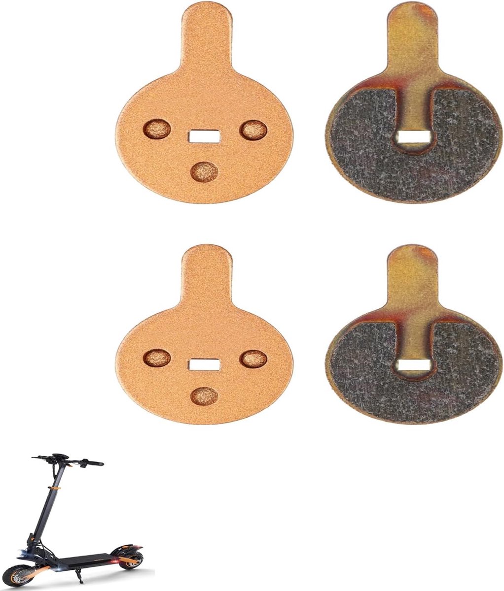 Remblokken Kugoo Kukirin G2 Pro - Bronzen gesinterd - Hoge slijtvastheid - Perfecte vervangingsaccessoires - ShopVlot
