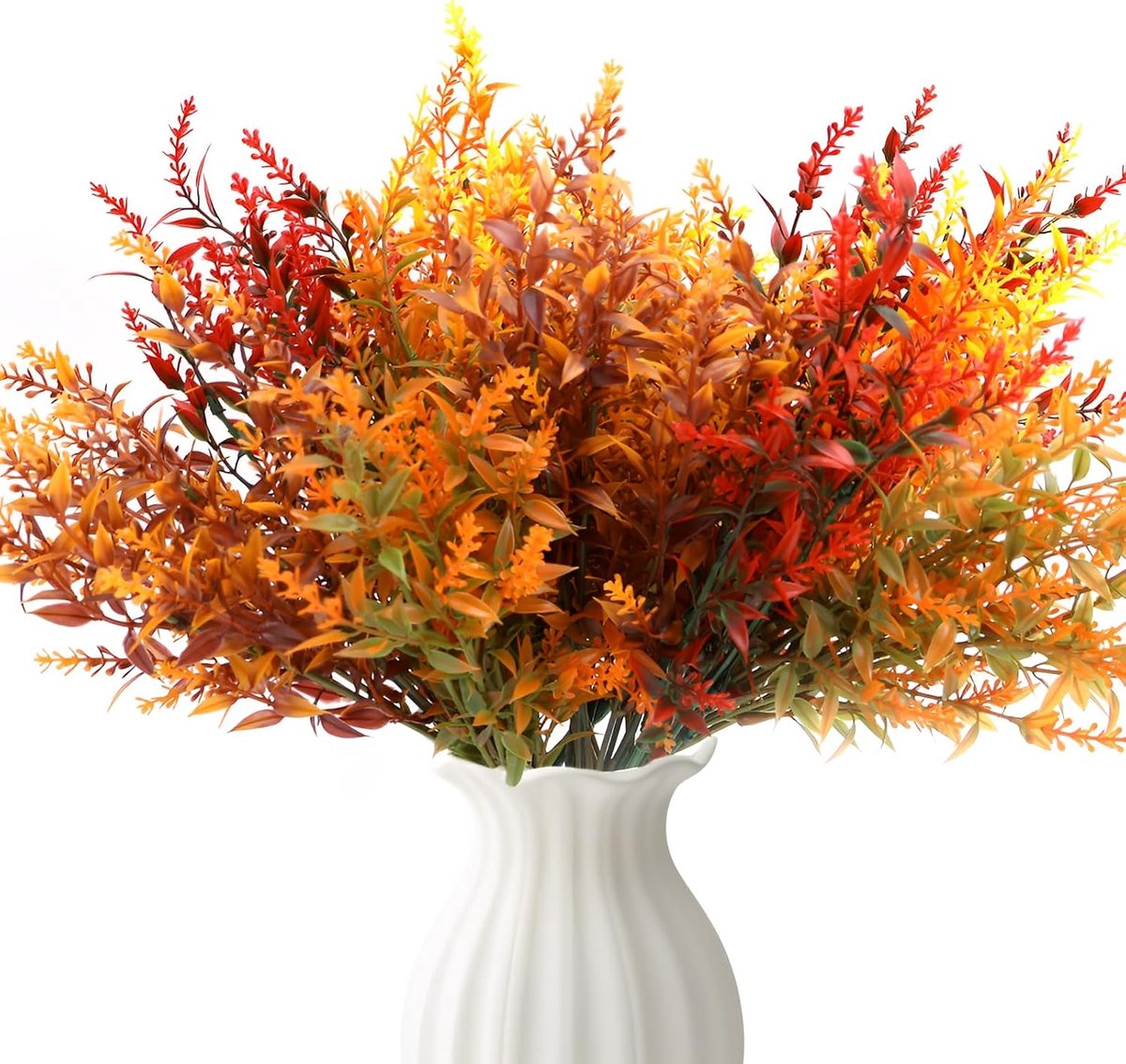 IIRC 12 Bundles Artificial Autumn Flowers, Autumn Decoration, Autumn Artificial Flowers for the Indoor and Outdoor - ShopVlot