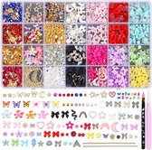 Strasssteentjes Set - 4000 stuks - 3D Nagelbedeltjes - Nagel strass steentjes - Nagel diamantjes - Nail gems - DIY Rhinestones Kit met pincet en stippeltool - Nagel decoratie - Nail art - Bedazzle Kit - Voor DIY manicures, nageldesignliefhebbers