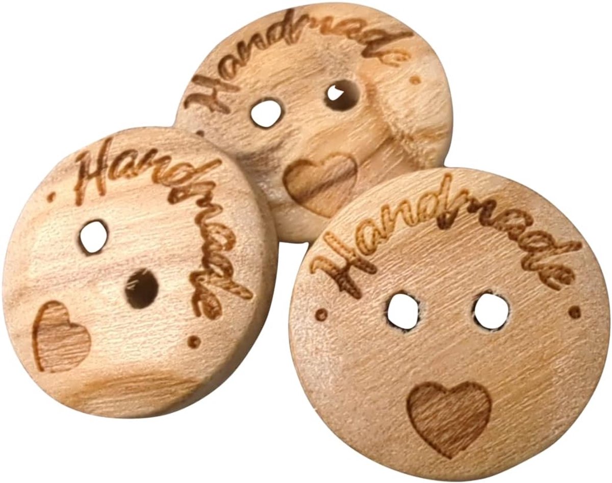 Knopen HandMade - Gewaxt Olijfhout * Gemaakt en verzonden vanuit SPANJE *.