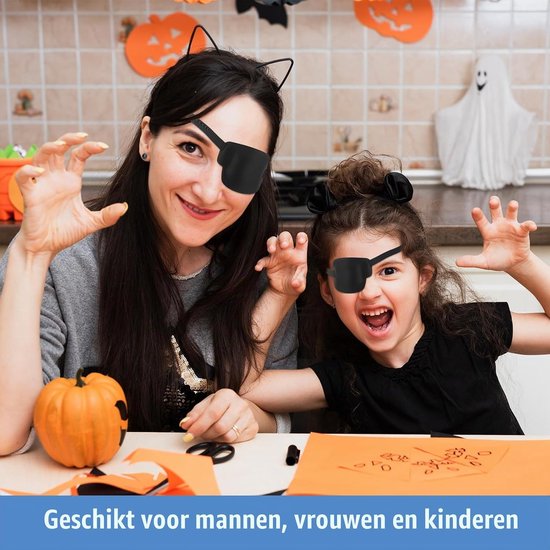 Medische oogklep, 2 stuks, enkele oogklep, verstelbaar oogmasker, medische ooglappen voor volwassenen en kinderen, voor de herstelperiode na operaties (links + rechts) — afbeelding 5