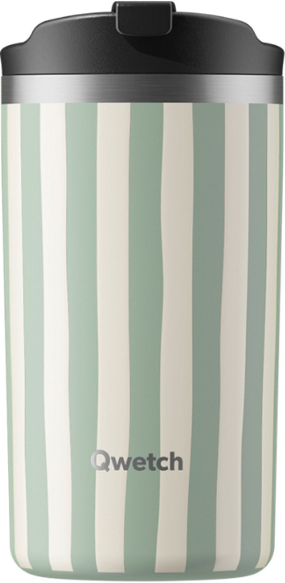 Qwetch Travel mug Geïsoleerd - Allure Matt Linnendegroen