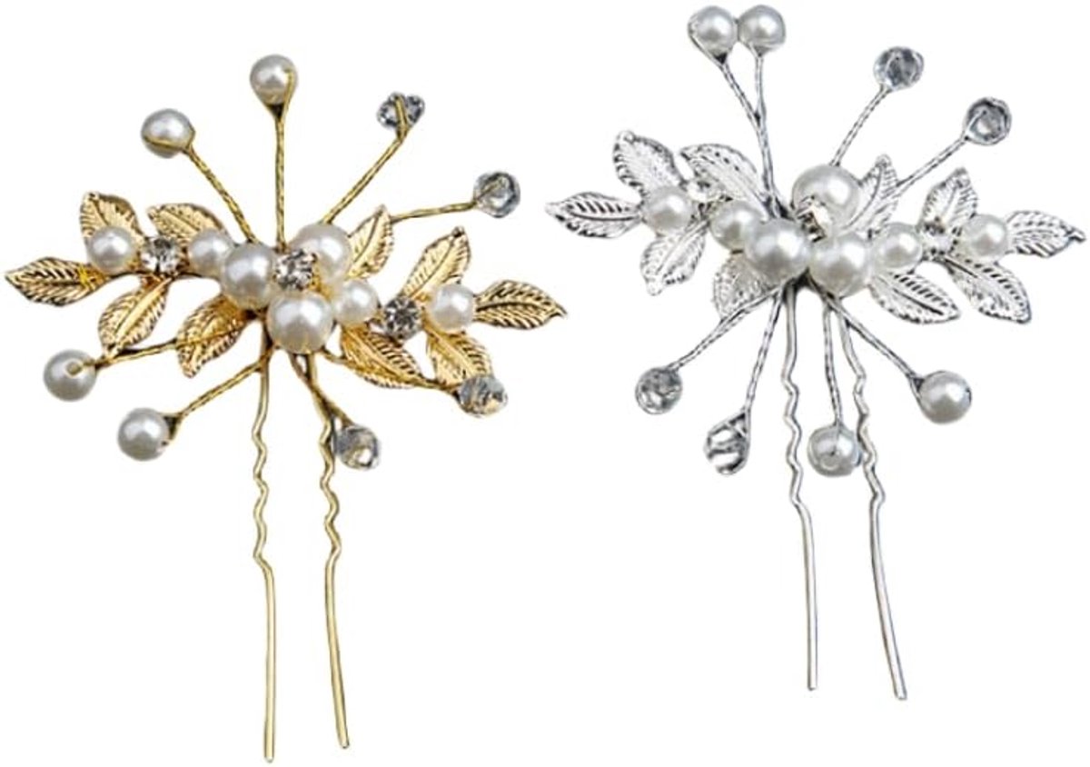 Haarspelden voor bruiden, goud, kristal, blad, bruiloft, bruidssieraden, broche voor vrouwen