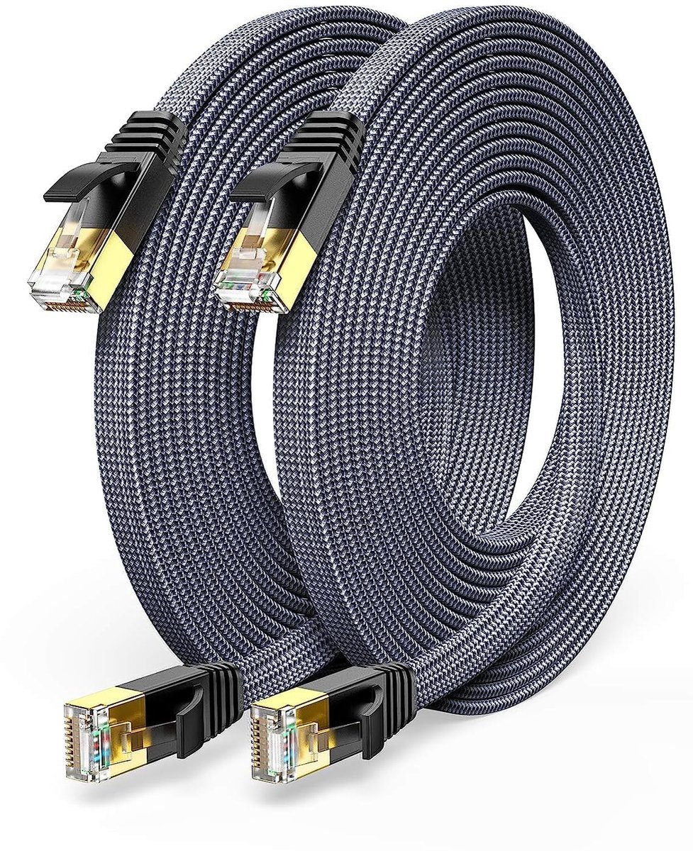 Ethernet-kabel 3M 2PACK, Cat 7 LAN-kabel