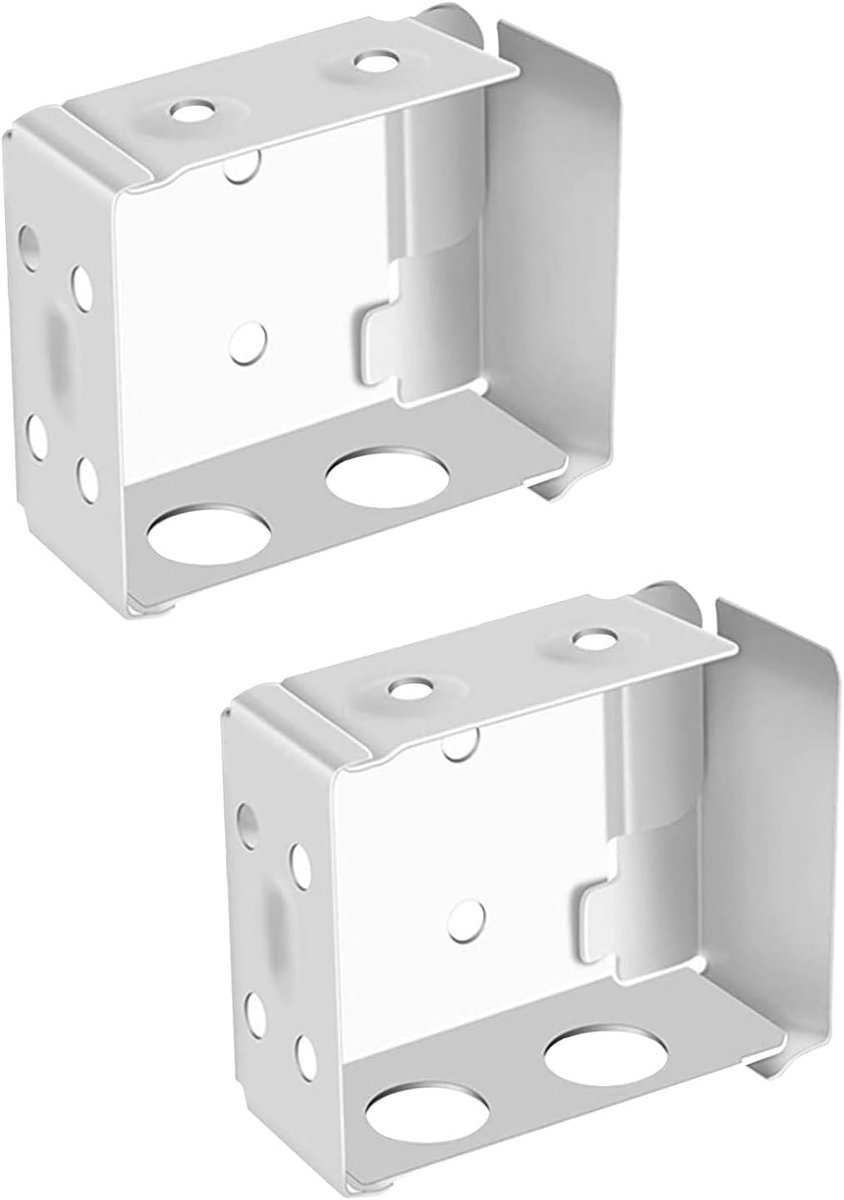 Fittingen voor jaloezieën, houders voor jaloezieën/hout, 50 mm (wit)