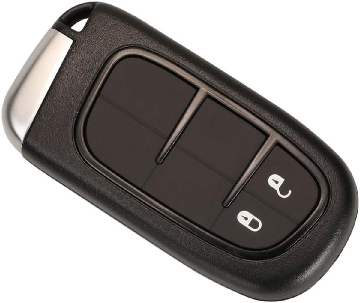 Autosleutelbehuizing met 2/3 toetsen voor Jeep Compass, Renegade, Cherokee, DODGE RAM, Durango, Chrysler, vervanging voor autosleutels (2 boutons)