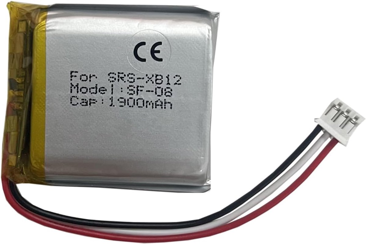 SF-08 compatibel met Sony SRS-XB10 SRS-XB12 draadloze hoofdtelefoon vervangende batterij