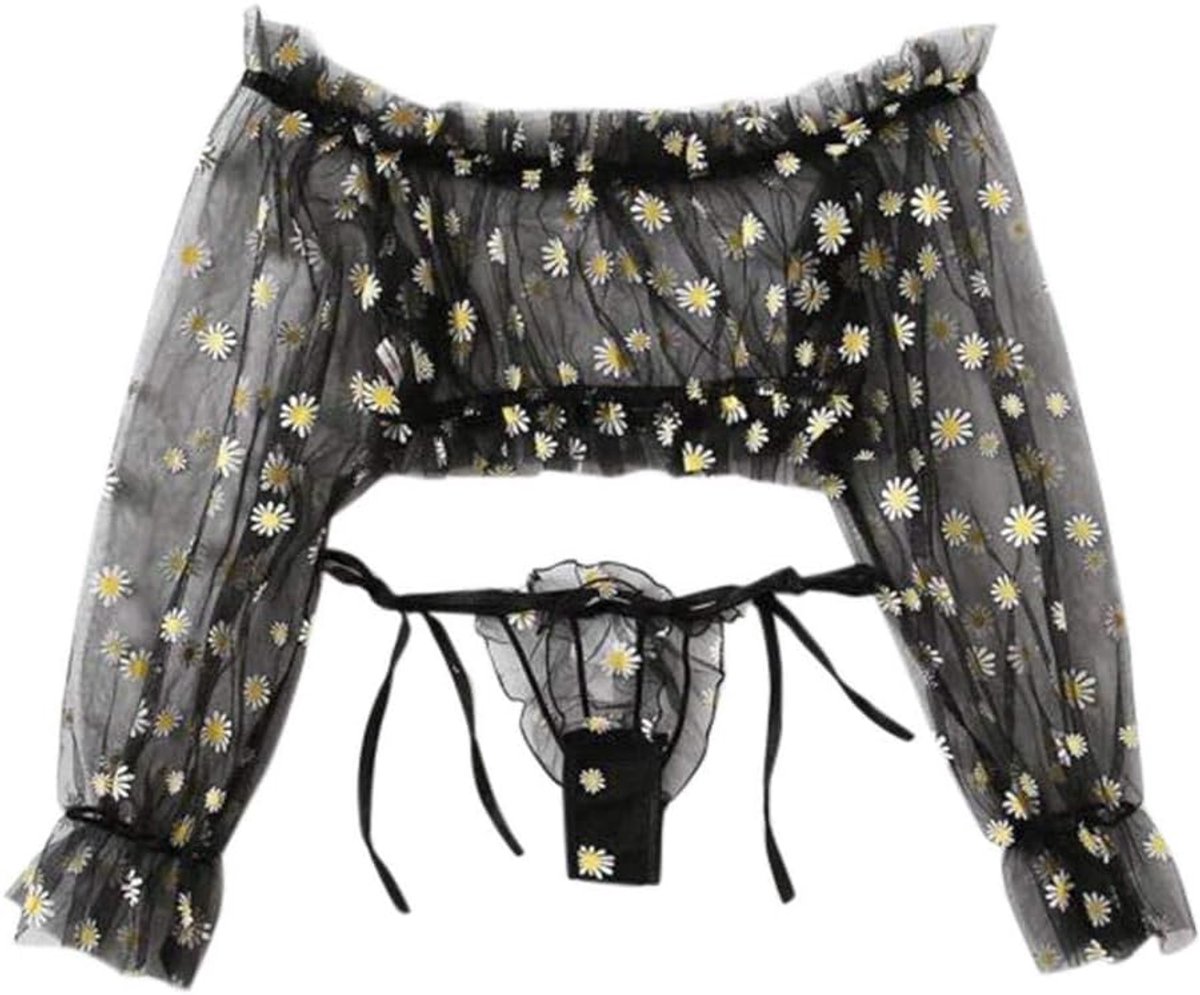 Lingeriesets dames Sexy vrouw lingerie beha string perspectief kant borduurwerk nachtkleding set