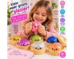 Dumpling Squishy XL – Rainbow Glitter – Mystery Box – Fidget Toy – Stressbal