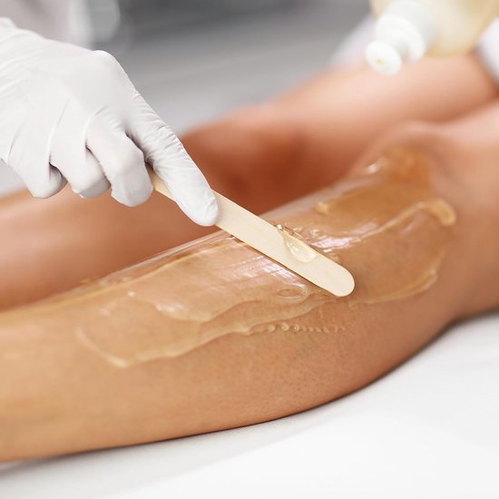 Spatels voor waxen, houten stokjes waxen — afbeelding 4