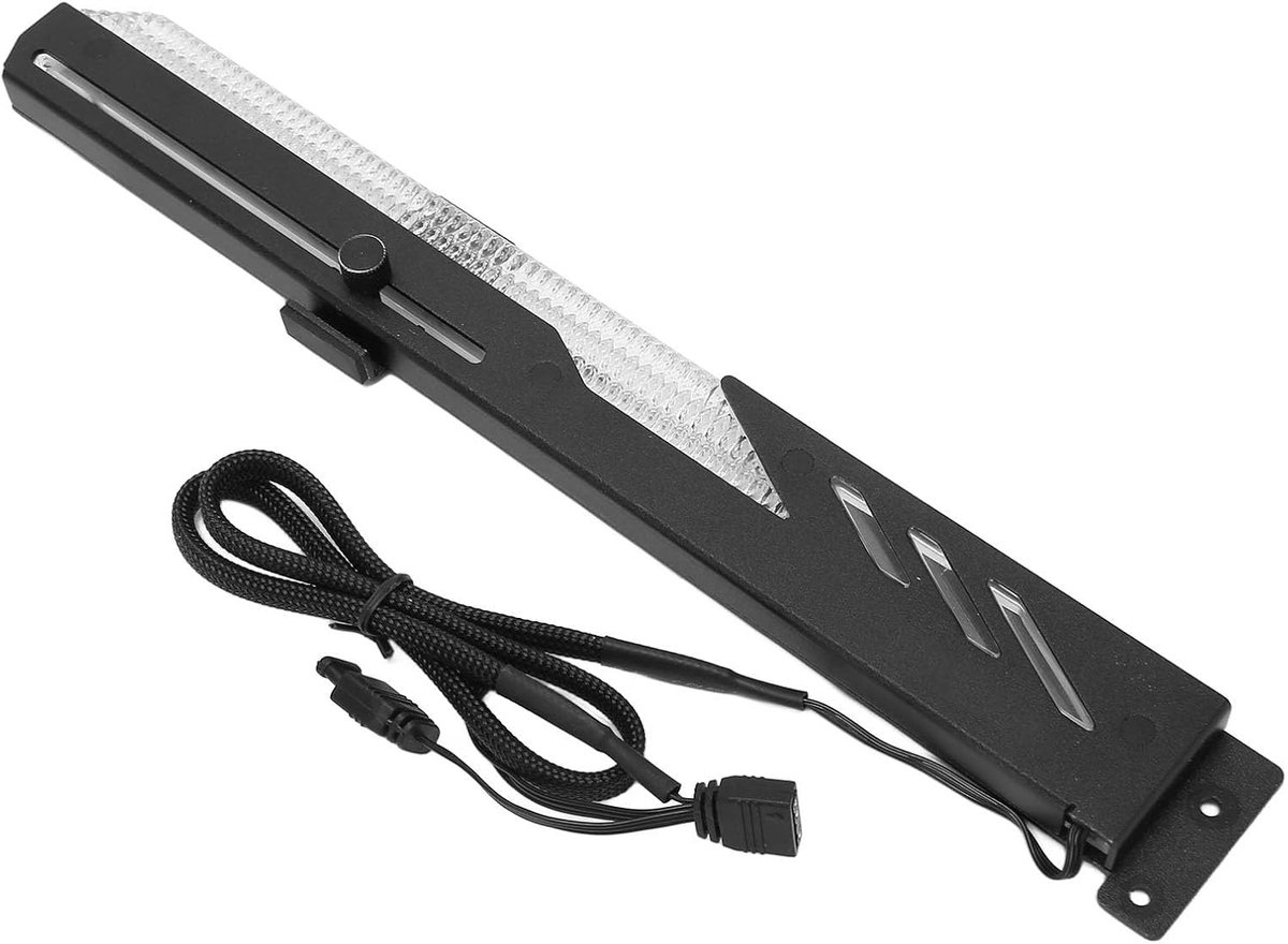 Grafische Kaart GPU-brace-ondersteuning met Neonlicht, Kleurrijke RGB-videokaart-saghouder, Glijdende Aanpassing, voor de Meeste Computerchassis